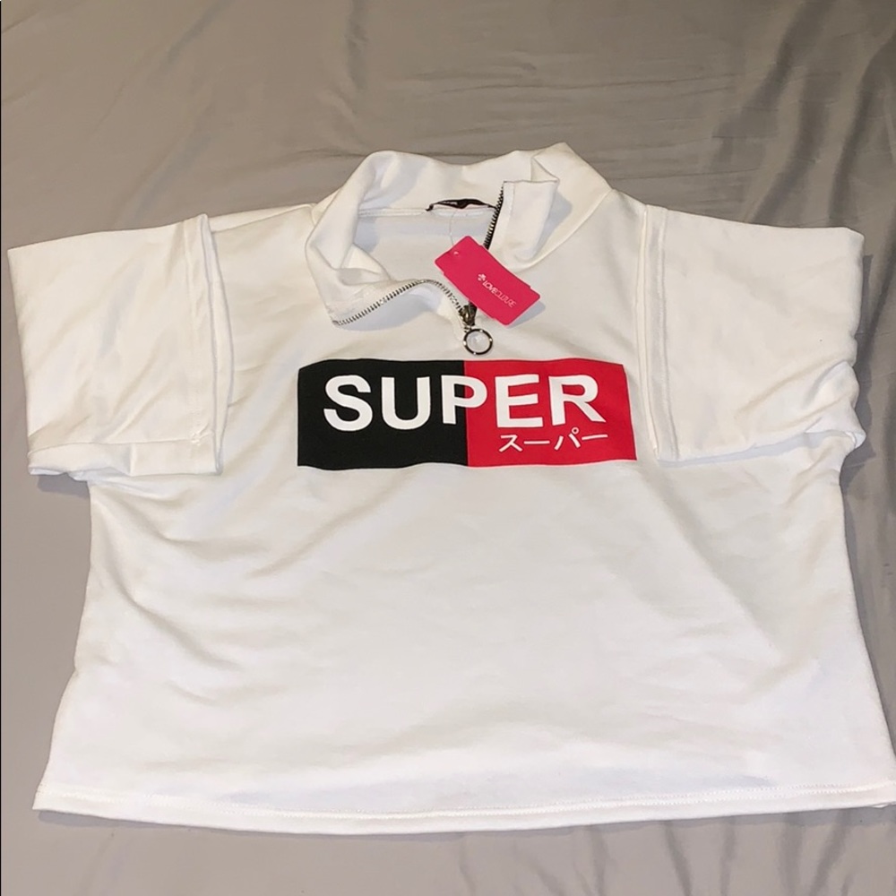 Trendy LoveCulture crop top